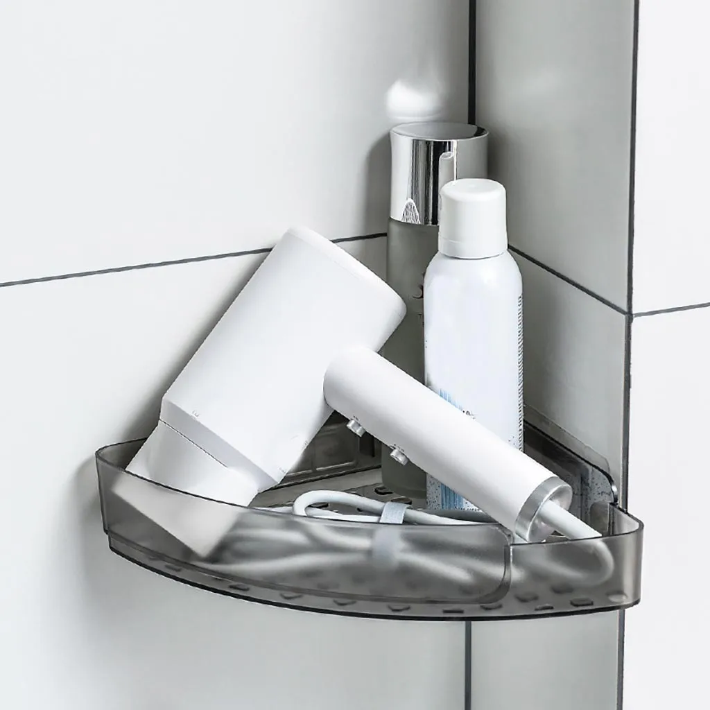 Треугольная душевая полка для ванной комнаты угловой держатель хранения в