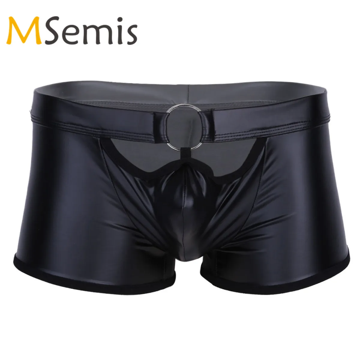 Мужская одежда для плавания костюм нижнее белье из латекса кожаные шорты боксеры