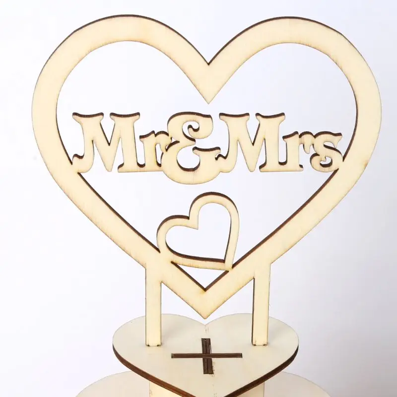 7 ярусов в форме сердца Персонализированная Mr& Mrs Ferrero Rocher Пирамида свадебный шоколад десерт Конфеты Дисплей Стенд E65B