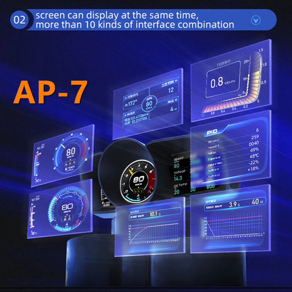 

OBD2 GPS tracker Car On-Board Smart Computer Speed Fuel Consumption Gauge Scanner car accessories