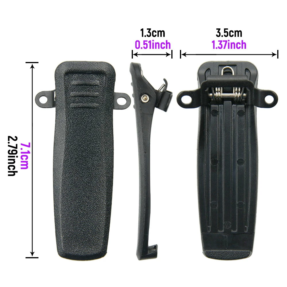 (Set of 10) VERTEX FNB-Z181Li Walkie Talkie - Belt Clip for Vertex EVX-C31, VZ-30, VZ-30-D0-5, VZ-30-G6-4