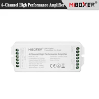 miboxer pa4 4 channel high speed performance led strip amplifier rgbw led amplifier controller 12v 24v strong compatibility