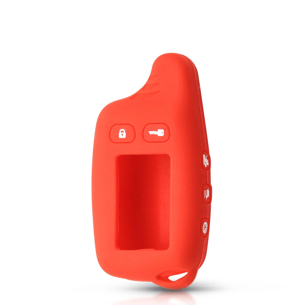 Dandkey Tw9010 силиконовый чехол Брелок для русской 2 полосная сигнализации Системы