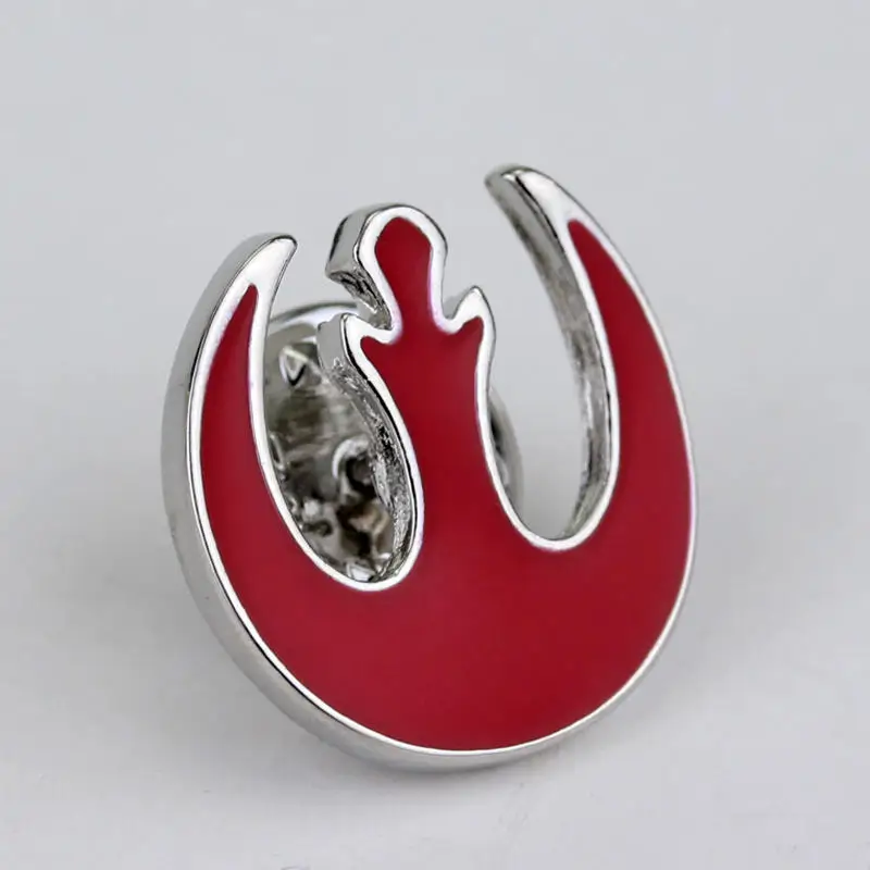 Звездные войны, броши на булавке, Millenium Falcon, космический корабль, форма, броши, Значки для женщин и мужчин, модные, космические, на лацкане, ювелирное изделие - Окраска металла: Red
