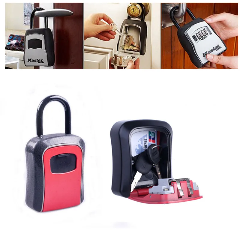 Замок для ключей с паролем погодозащищенный замок из алюминиевого сплава 4