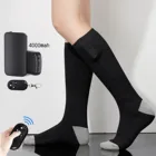 Мужские и женские носки унисекс с перезаряжаемым электрическим подогревом удобные зимние носки на батарейках спортивные уличные охотничьи