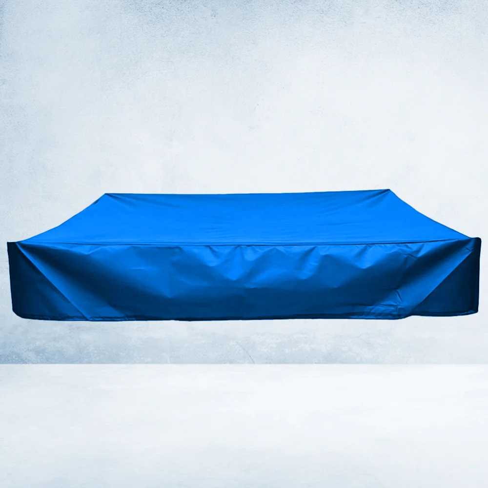 

Garden Courtyard Square Children Bunker Cover Children's Small Bathtub Cover Sandbox Cover (Blue 200x200cm)
