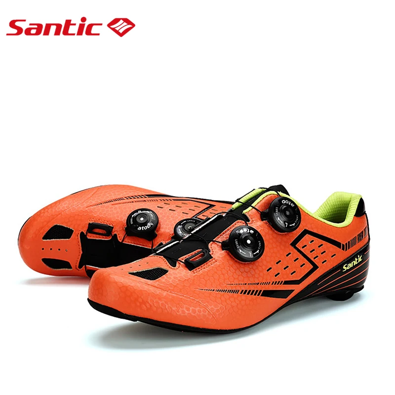 Santic Мужская обувь для езды на велосипеде сверхлегкая углеродное волокно