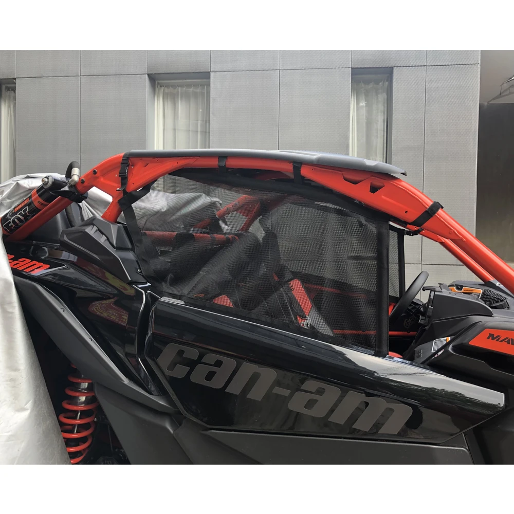 UTV пара левая и правая сетка на окна защитная сетка для Can-Am Maverick X3