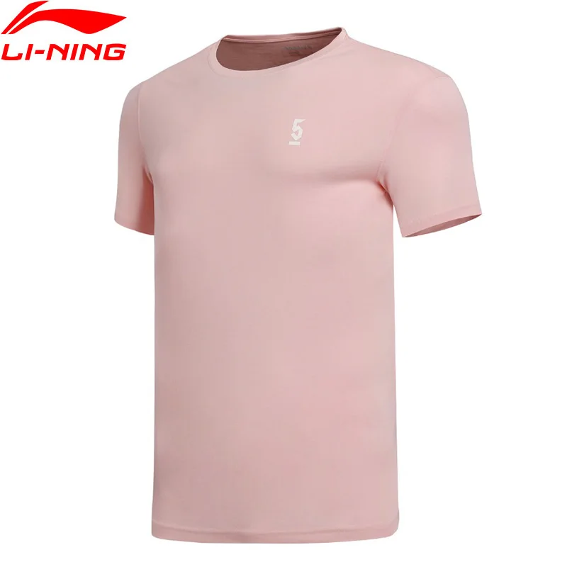 Мужские баскетбольные майки Li-Ning BAD FIVE дышащие спортивные футболки из 100% хлопка с