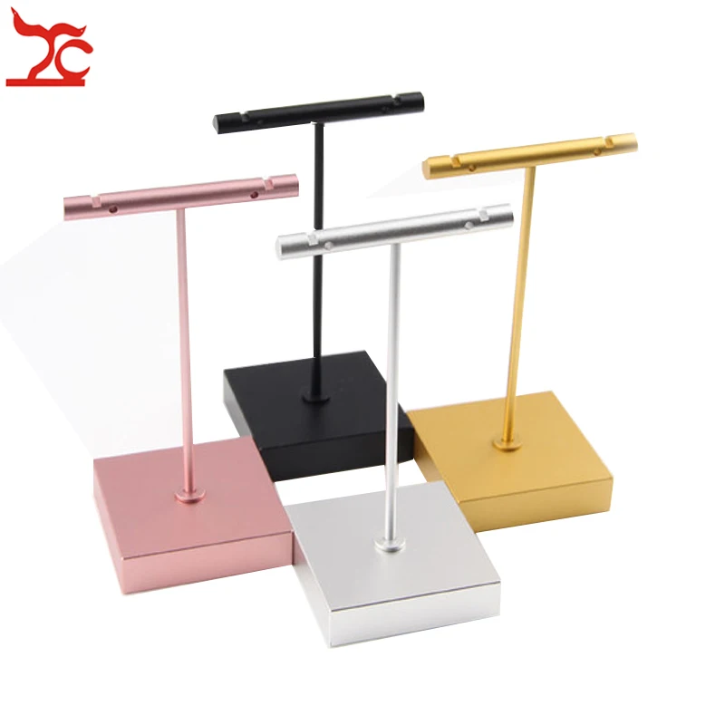 

Elegant Earring Holder Stainless Steel T Bar Earring Storage Rack Metal Earring Jewelry Organizer Display Ornament Hanger Stand