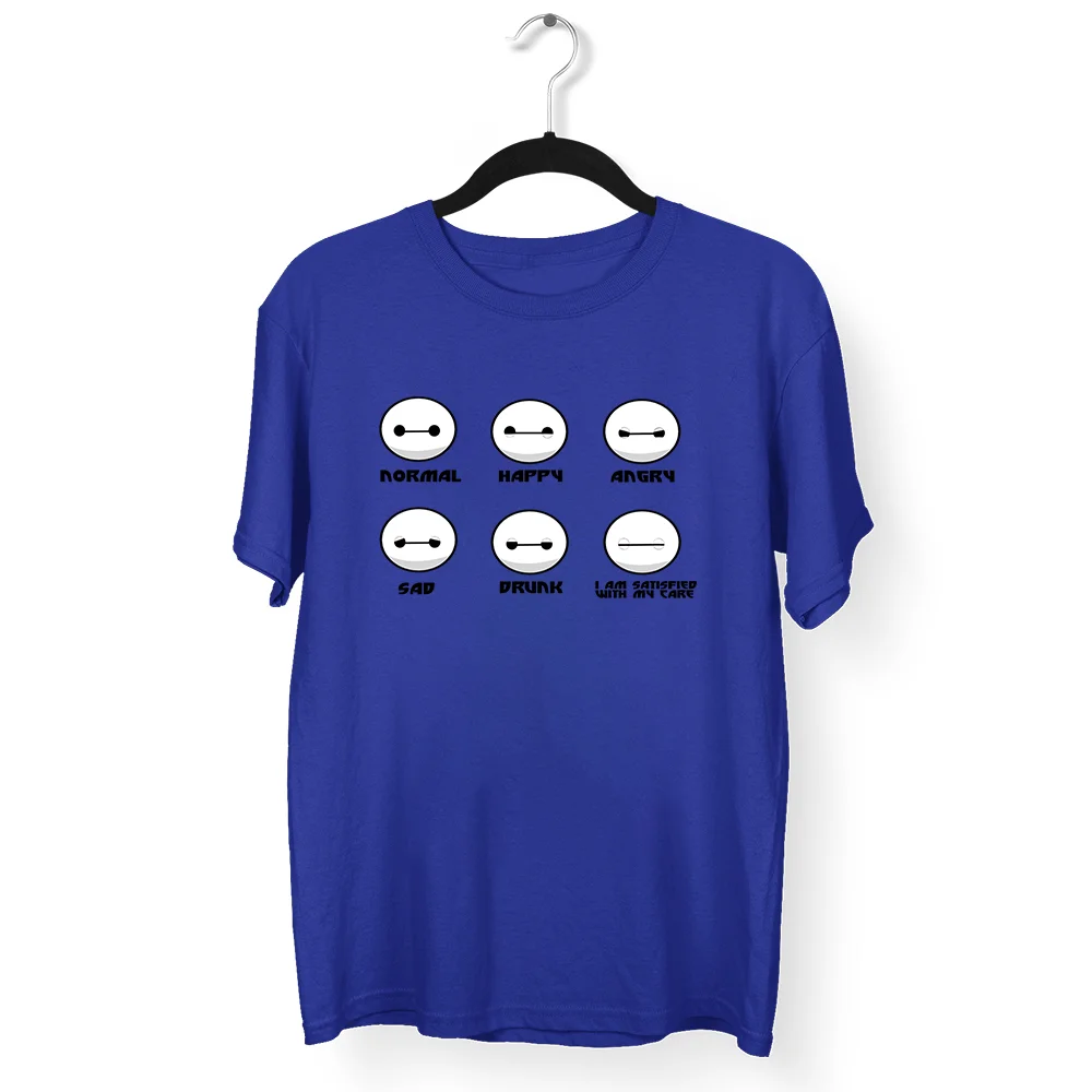 

Beautiful Disney Pattern Printed T-shirt Loose Casual Top Short-sleeved Pure Cotton White Round Neck Women's Tee