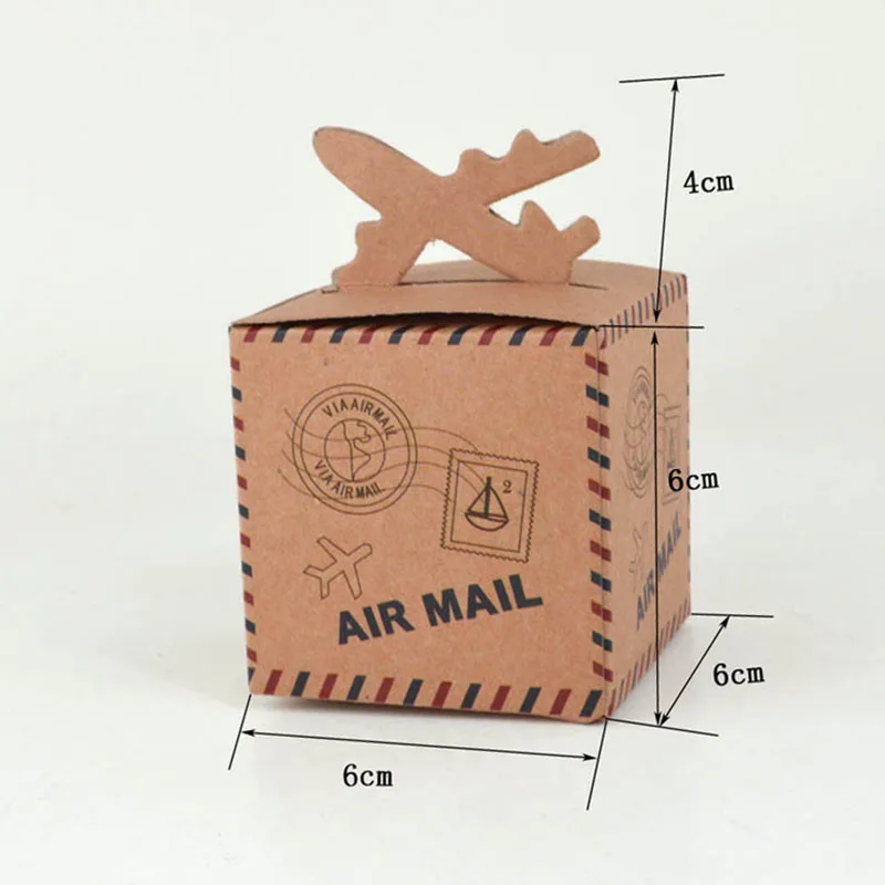 10 шт. маленькая винтажная Подарочная коробка из крафтовой бумаги | Дом и сад