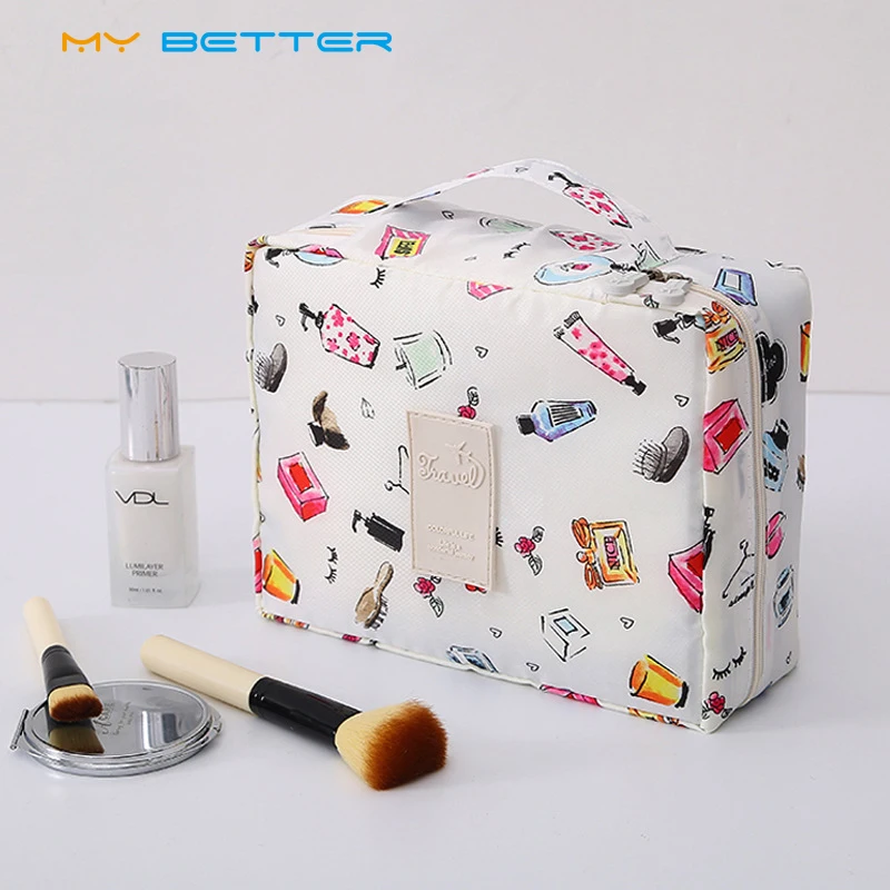 

Multifunction Travel Cosmetic Bag Neceser Women Makeup Bags Toiletries Organizer Waterproof Female Storage Make Up Cases