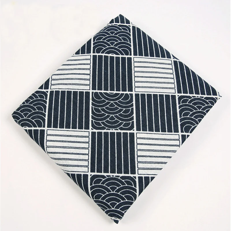 Скатерть из хлопка и льна в японском стиле домашняя прямоугольная скатерть для