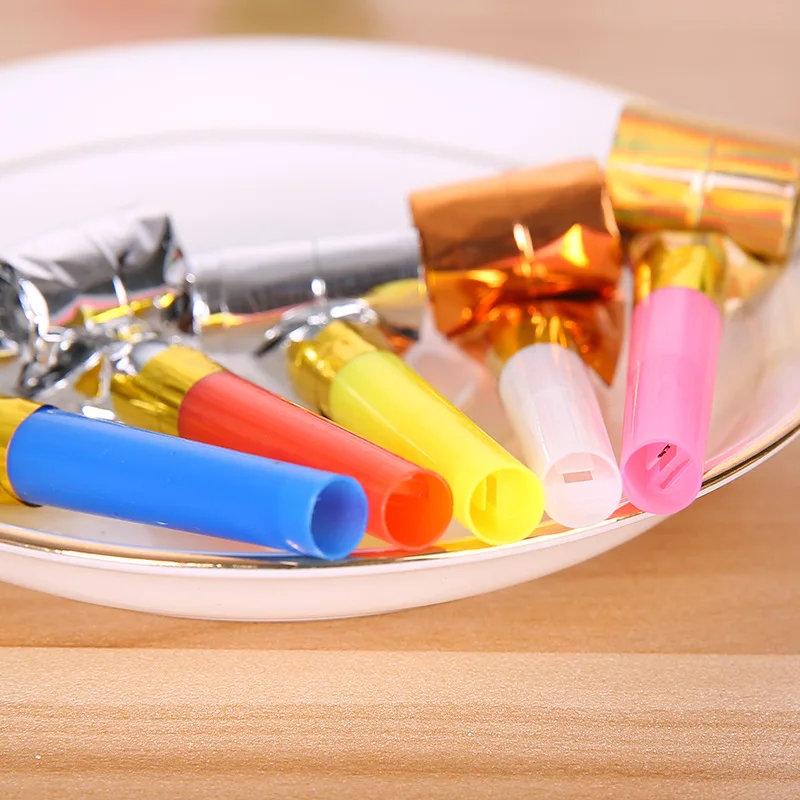 30 цветов разноцветные свистки для вечерние свадьбы дня рождения |