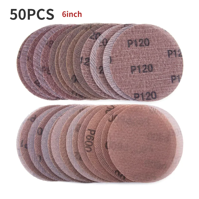 

Шлифовальные диски, 6 дюймов, 150 мм, 50 шт.