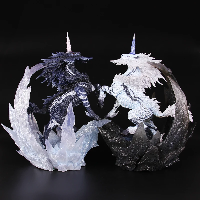 Monster Hunter World MHW XX Белый Единорог ледяной Единорог фигурка коллекция декоративные детские игрушки подарок