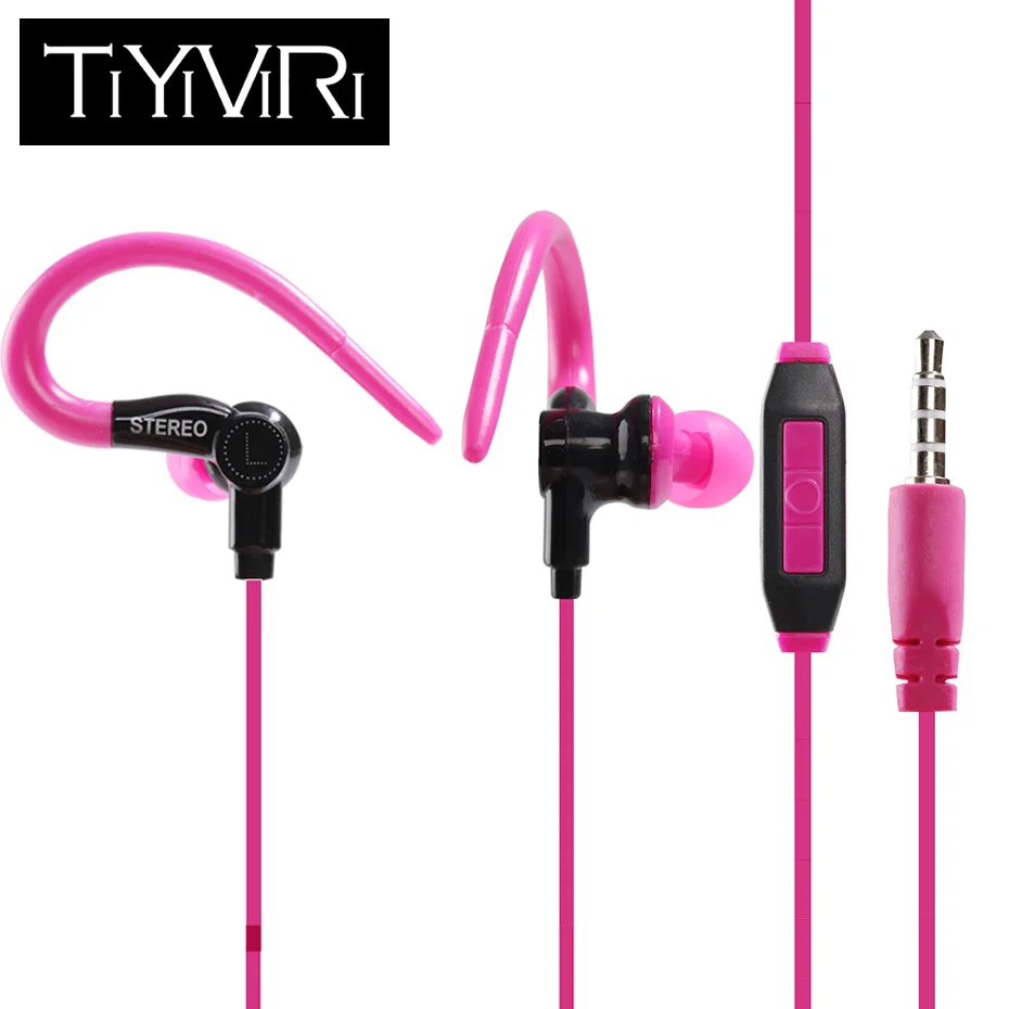TiYiViRi проводные наушники 3 5 мм бас Бег Спорт HiFi игровые наушники-вкладыши музыки