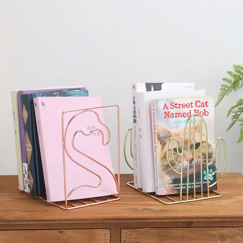 

Creative Bookends Desktop Office Home Bookshlef Book Holder School Stationery Office Ultifunction Display Stand Accessories