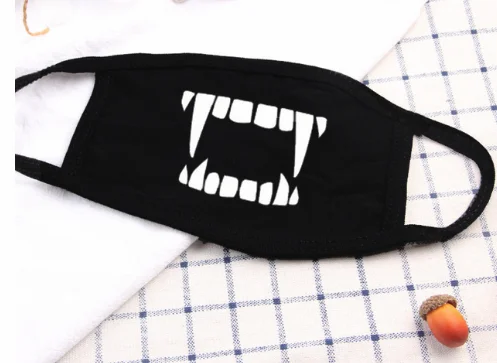 Mask 2 1 шт., Модная хлопковая Пылезащитная маска для лица, аниме, мультяшная маска для женщин и мужчин, маски со ртом для лица пара масок - Цвет: Mask 2