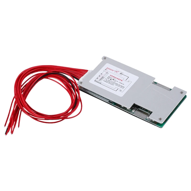 10S 36V 45A литий-ионный полимерный аккумулятор Защитная плата BMS PCB с балансом для E-Bike