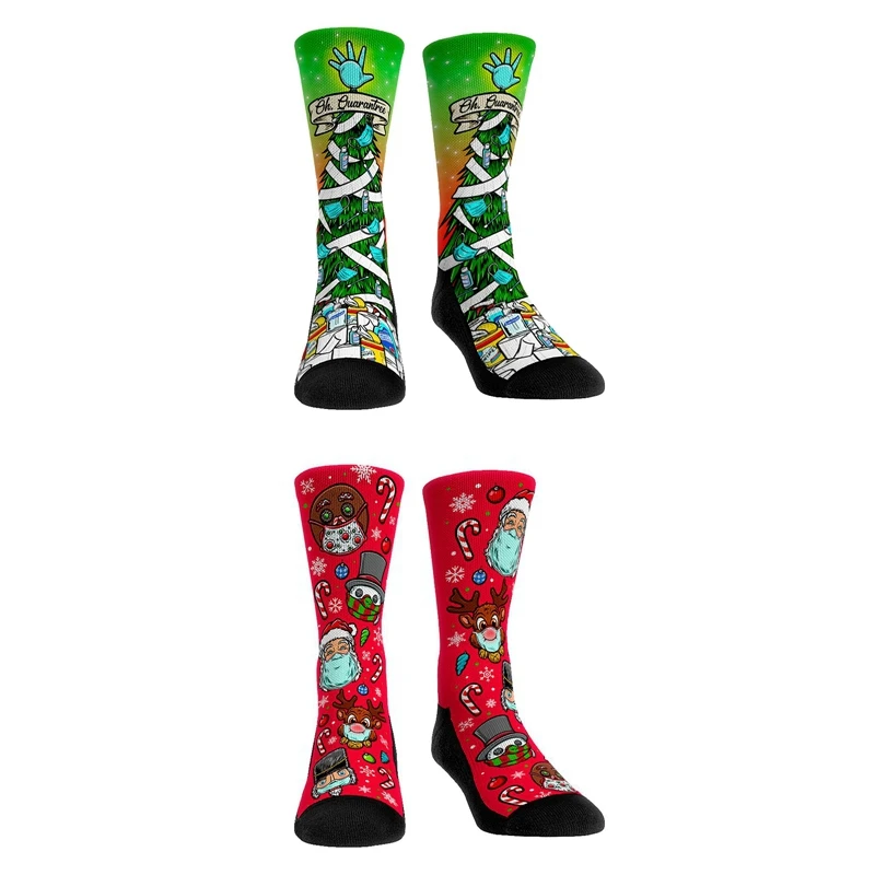 

Mens Womens Winter Warm Soft Cotton Socks Santa Claus Christmas Gift