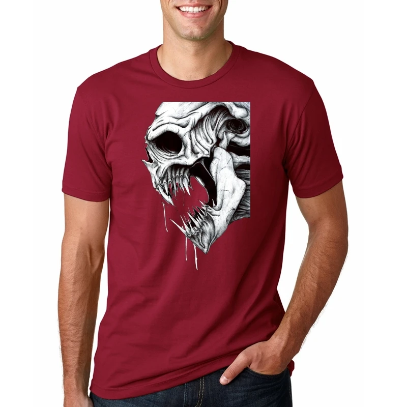 

2020 New arrival men's Grim Reaper print T Shirt fashion T-Shirt Print Casual Short Sleeve