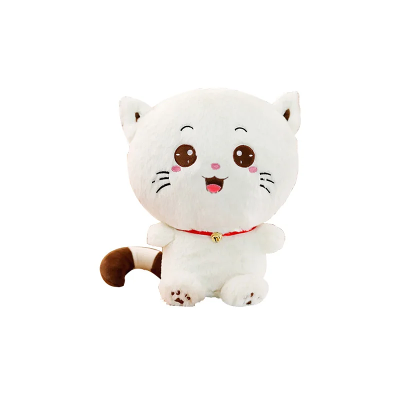 Shopify сервис кошачий шарф с большим лицом кошка плюшевая игрушка милая кукла