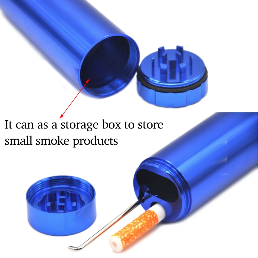 10 шт. измельчитель для оптовых продаж травы с держателем сигарет и коробка