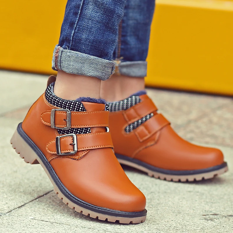 Детские Ботинки Martin новинка сезона осень зима 2020 модные повседневные кожаные