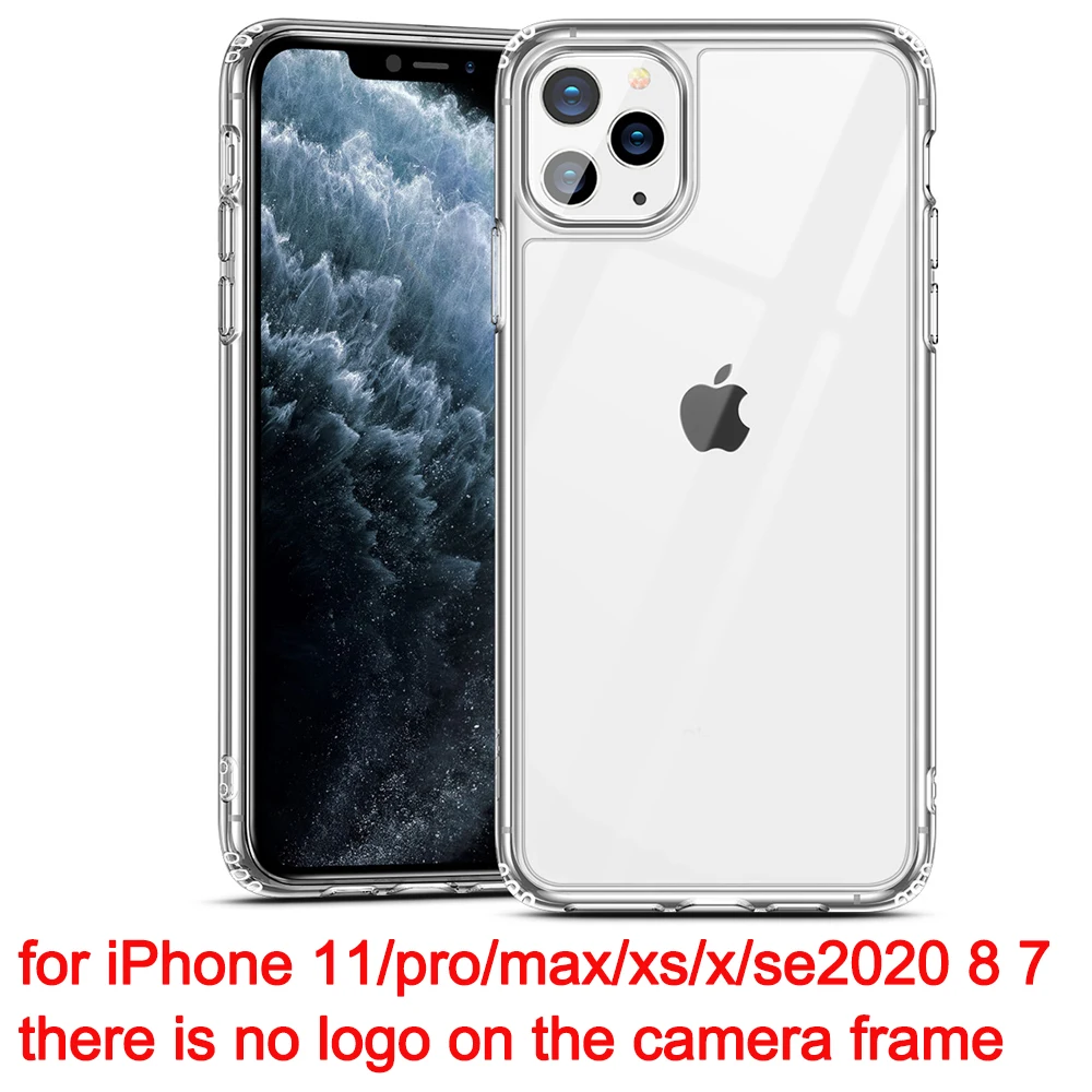 

ESR Phone Case for iPhone 12 mini 12 Pro Max Clear Cover Tempered Glass Case for iPhone 12 /12 Pro /12 Pro Max Fundas ECHO Cases