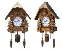 European Cuckoo Wall Clock Retro Living Room Shabby Chic Bird Clocks Wall Home Decor Relojes De Pared Vintage Decoracion Horloge