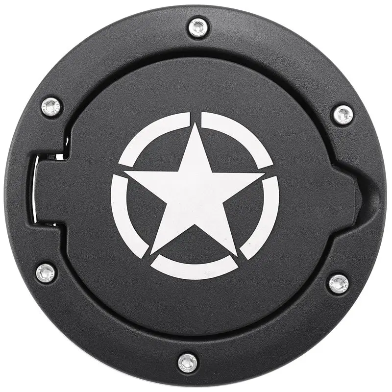 Gas Tank Cap Cover Fuel 4-Door 2-Door for 2007-2018 Jeep Wrangler Jk &amp Unlimited Car Accessories | Автомобили и мотоциклы