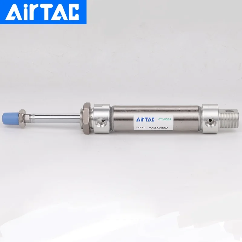 Пневматический мини-цилиндр Airtac из нержавеющей стали серии MA размер отверстия 40 -
