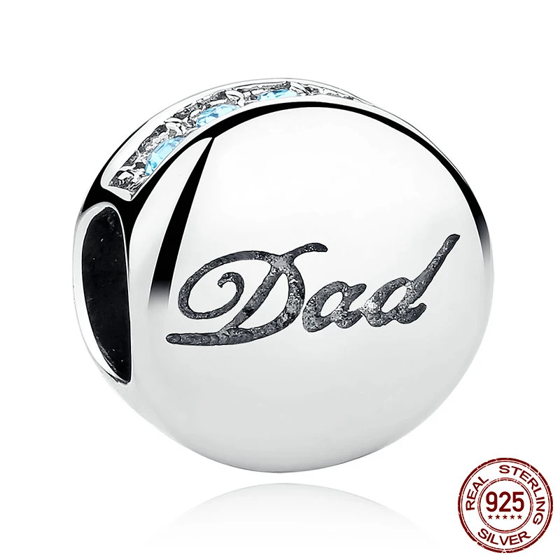 Шарм бусина из серебра 925 пробы для браслета с фианитом|charm beads|beads beadssilver charms beads |