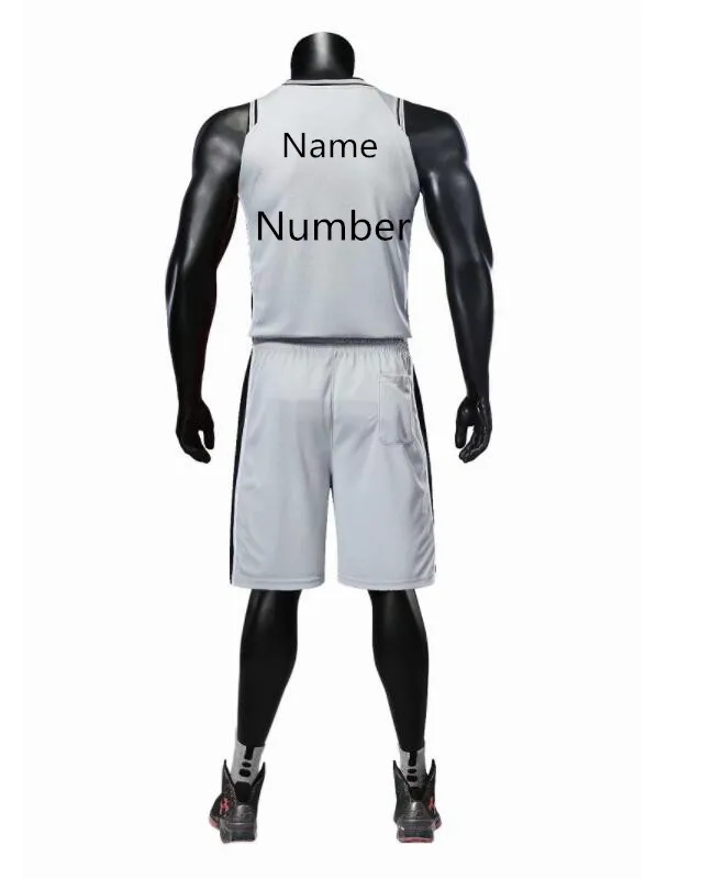 Новый сезон Новая баскетбольная форма для взрослых и детей Размер один задний