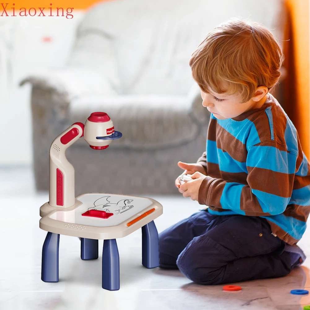 Детский светодиодный проектор художественный стол для рисования игрушки