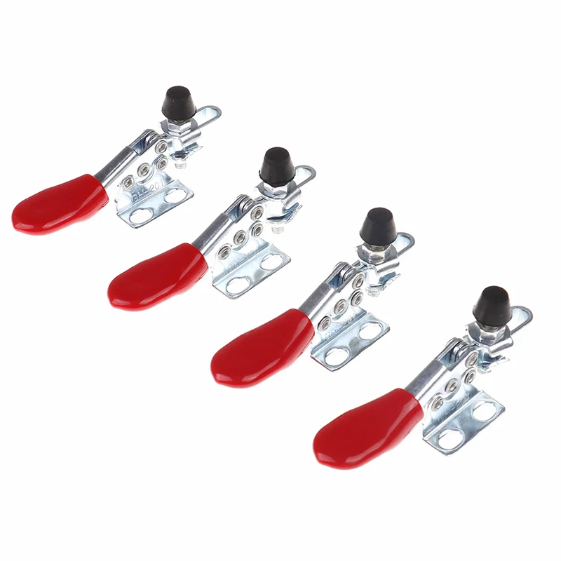 

4pcs 60 Lbs/27kg Toggle Clamp Gh-201 Horizontal Hold Quick Hand Tool Clips