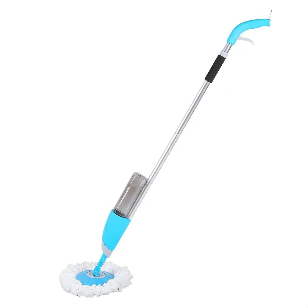 Автоматическая Швабра из микрофибры с круглым носком и распылителем воды для