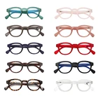 Очки для чтения Meeshow в стиле ретро для мужчин и женщин, аксессуар для чтения в французском стиле, с диоптриями, 12 упаковок, 1513