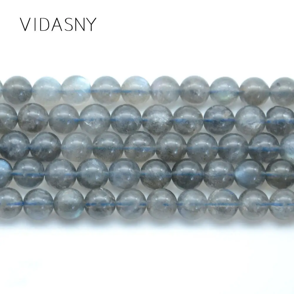 Камень лабрадорит натуральный драгоценный камень круглые бусины россыпью для