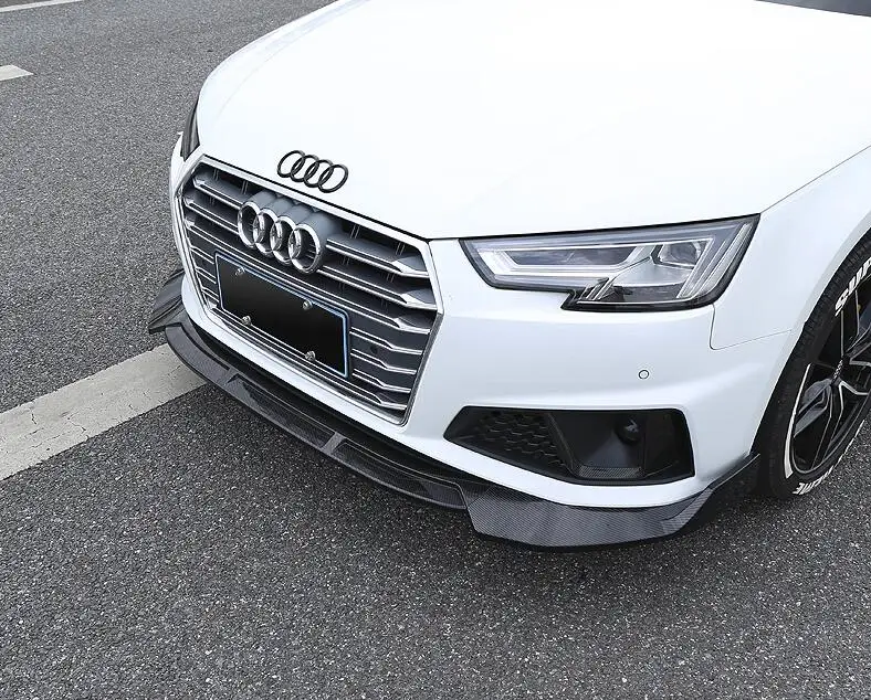 Задний спойлер 2019-2020 для Audi A4 ABS задний передний бампер диффузор защитные бамперы
