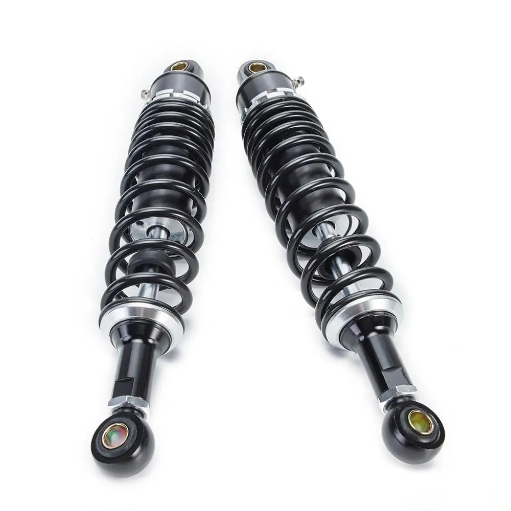 

2pcs 320mm Black Silver Universals Motorcycle Dirt Street Motor Bike ATV Quad Rear Shock Absorber Rear Suspension Bumper D30