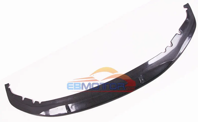 P Стиль Реальные углеродного волокна передний спойлер сплиттер 3 предмета в