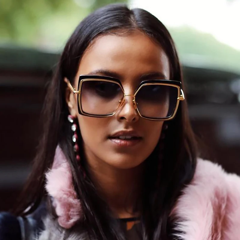 Очки солнцезащитные JackJad Женские квадратные модные крутые винтажные