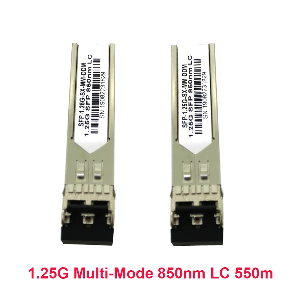 Многорежимный оптоволоконный модуль 1.25Gbp/s 550M LC 850nm DDM SFP коммутатор совместимые