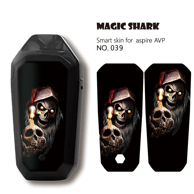  2019 Fashion USA Flag Skull PVC Sticker Case Cover Film for Aspire AVP AIO Pod Vape | Мобильные телефоны и аксессуары