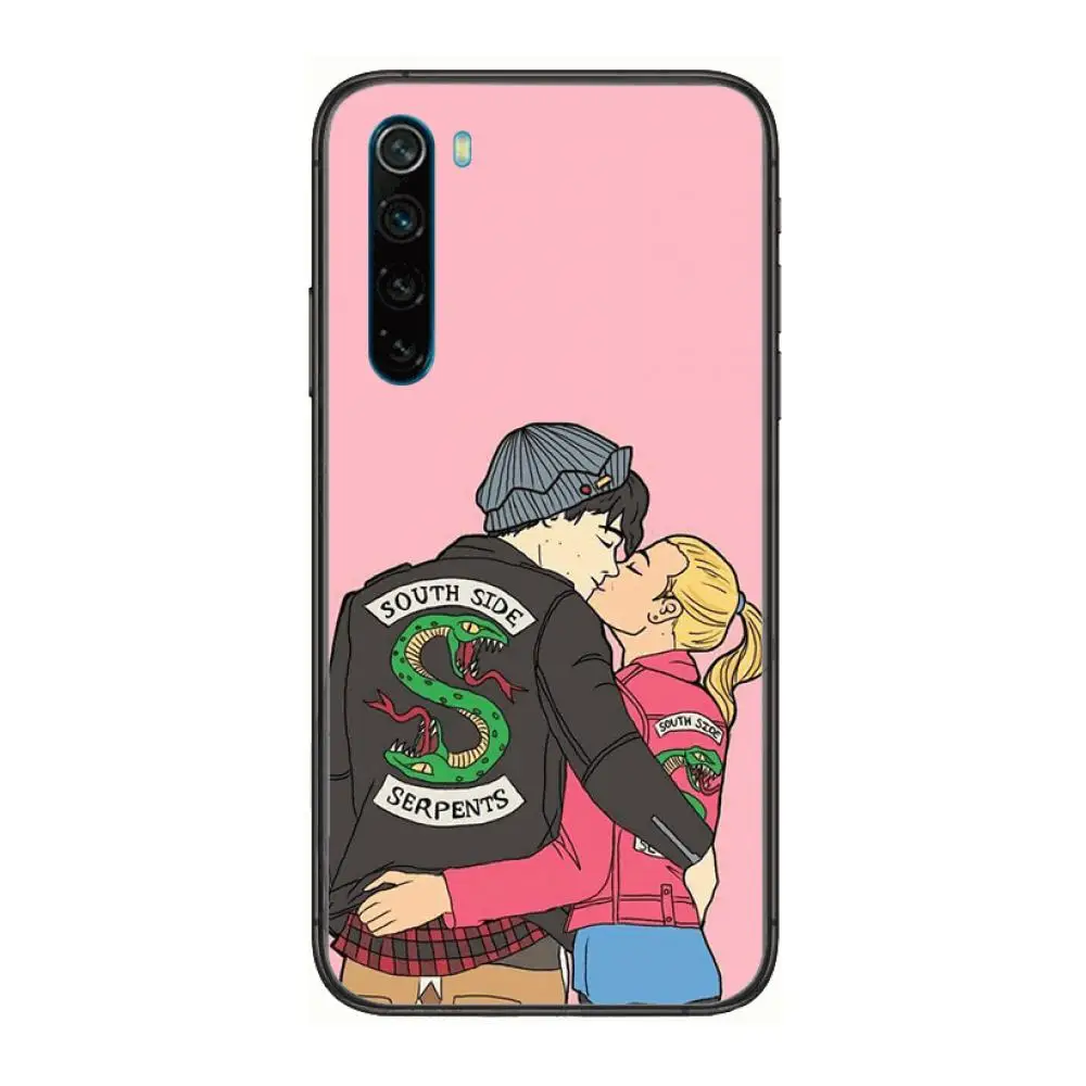 

Riverdale TV Cool cartoon Phone Case For XiaoMi Redmi Note 9S 8 7 6 5 A Pro T Y1 Anime Black Cover Silicone Back Pretty