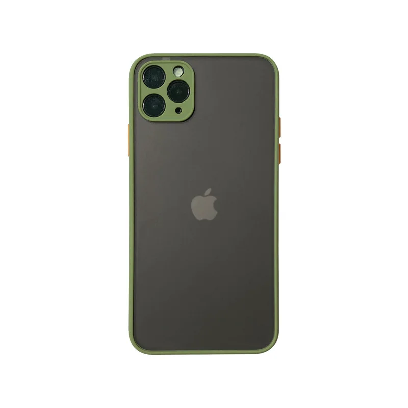 

Fashionable pure color mobile phone case for iPhone11 12Pro Max mini X XR XSMax 8 7PluS anti-drop protective back cover